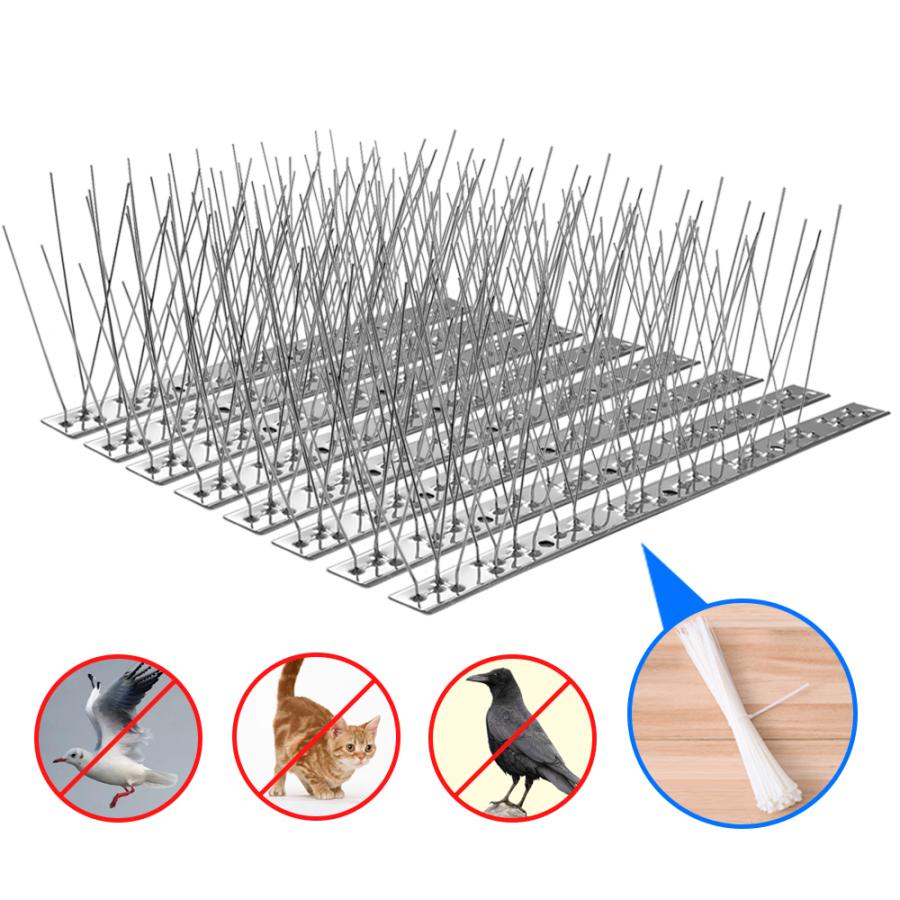 鳥よけ 最新版 100 ステンレス 30cm 8個入り 針が密集する 鳩よけ カラスよけ フン害防止 害鳥による被害を防ぐ ベランダ 屋上 窓枠用 簡単設置 Jpv033 Jpv033 ハル Xcsource専門店 通販 Yahoo ショッピング