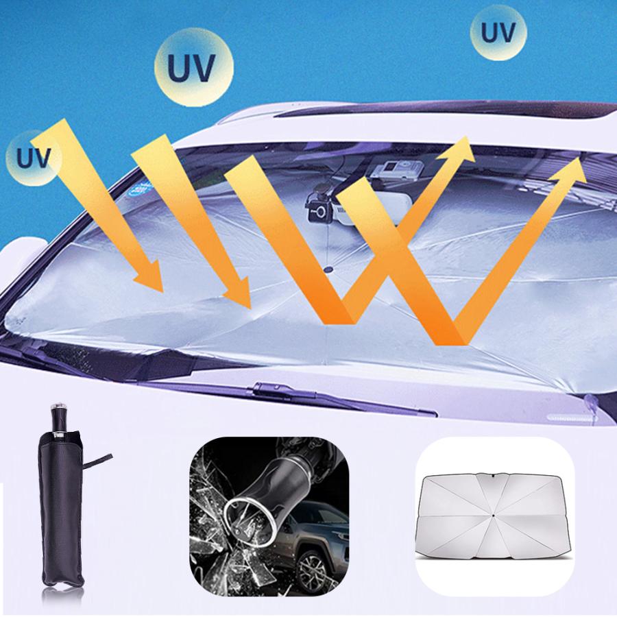 車用 サンシェード 車用パラソル 傘 ガラスハンマー付き 車 フロント サンシェード 日よけ フロントガラス 折りたたみ 遮光 車中泊 軽自動車 65cm 125cm Jpv057 ハル Xcsource専門店 通販 Yahoo ショッピング