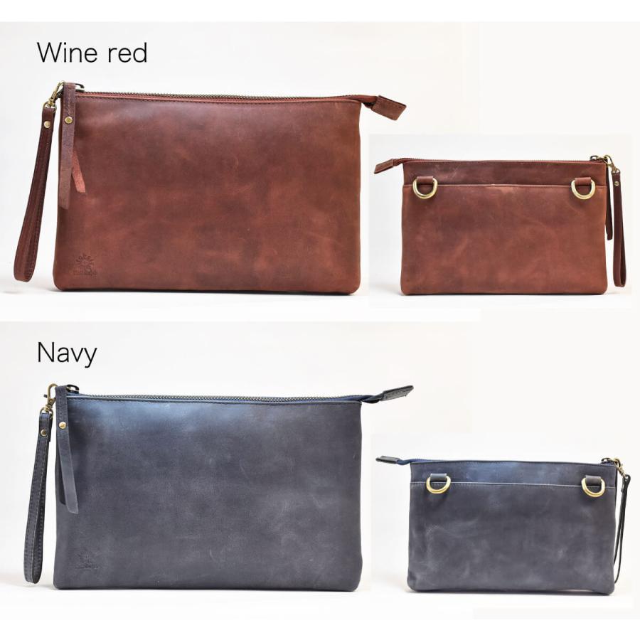 Hallelujah（ハレルヤ） レザーミニバッグ ハンドストラップ付き 本革