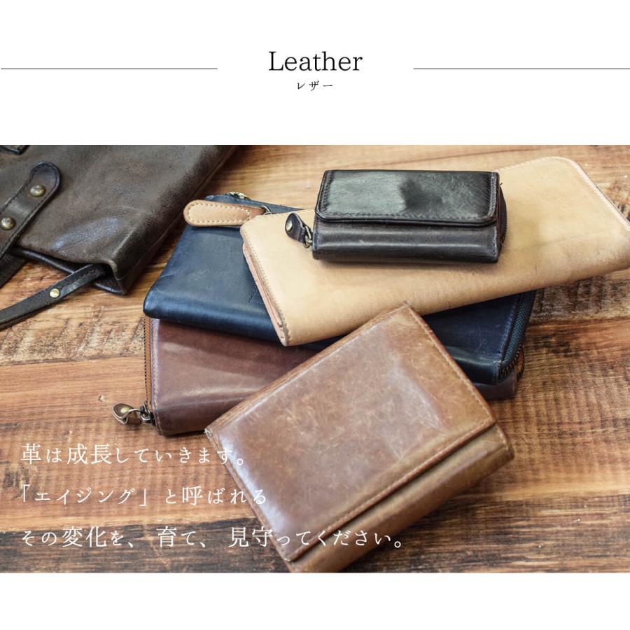 レザー ファイル A4 本革 クリアファイル ステーショナリー