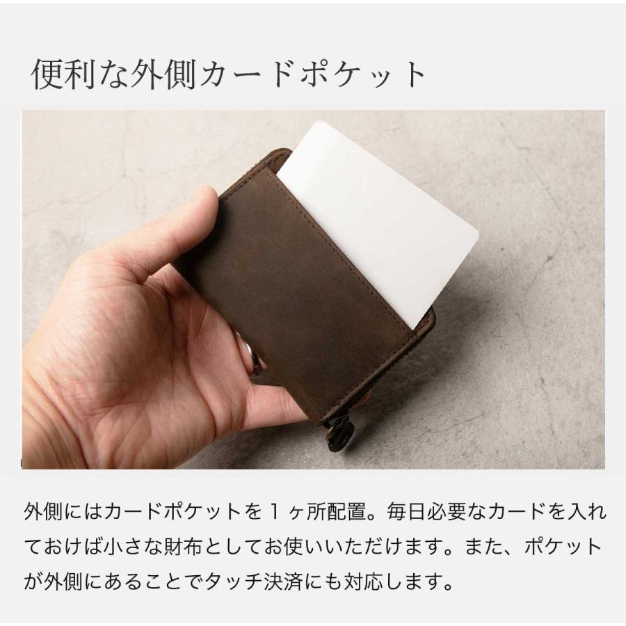 Hallelujah コインケース メンズ ラウンドファスナー 本革 Hallelujah コインケース メンズ ラウンドファスナー 本革