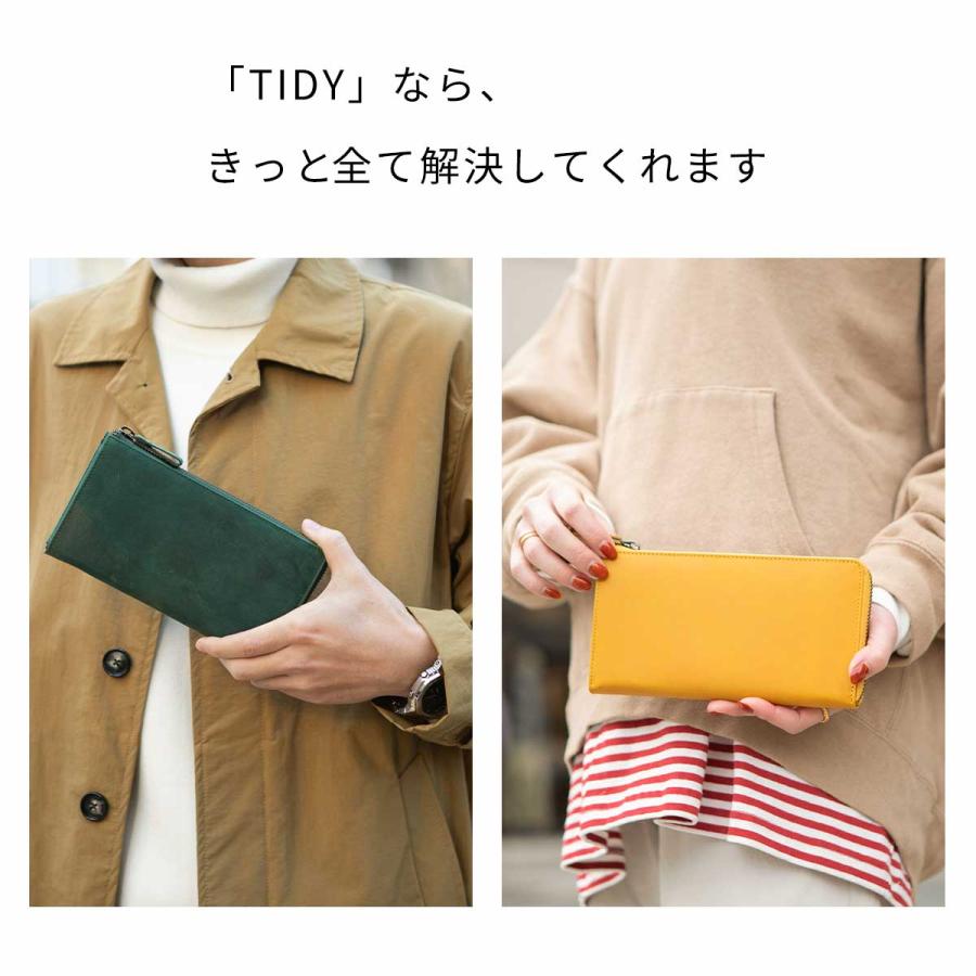 財布 メンズ 長財布 本革 レディース L字ファスナー メンズ財布 「TIDY タイディ」 レザー 30代 40代 50代 Hallelujah ハレルヤ｜hallelujah0325｜16