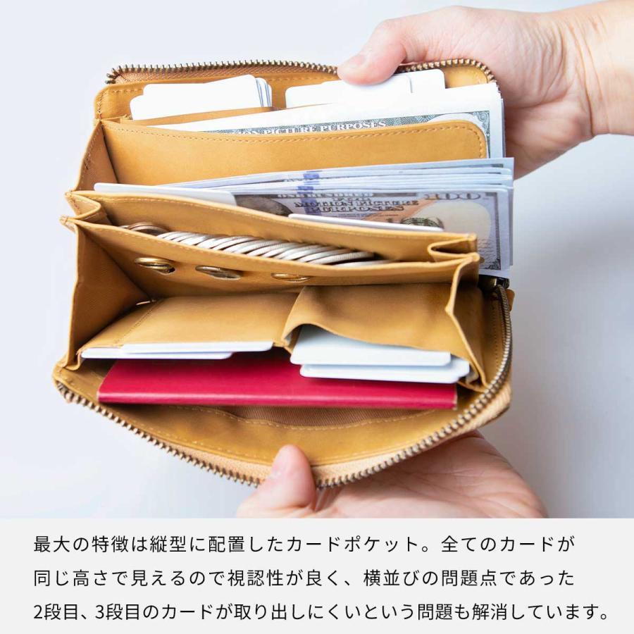 財布 長財布 メンズ 小さい長財布 本革 「TIDY2.0 タイディ2」 L字ファスナー レディース レザー コンパクト 人気 ギフト 母の日 父の日｜hallelujah0325｜20