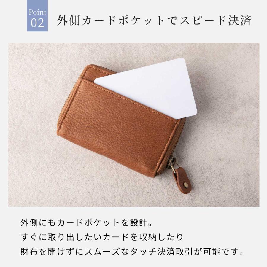Hallelujah ミニ財布 本革 レディース 三つ折り ラウンド Hallelujah ミニ財布 本革 レディース 三つ折り ラウンド
