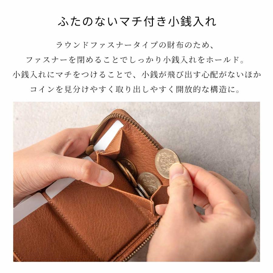 Hallelujah ミニ財布 本革 レディース 三つ折り ラウンド Hallelujah ミニ財布 本革 レディース 三つ折り ラウンド