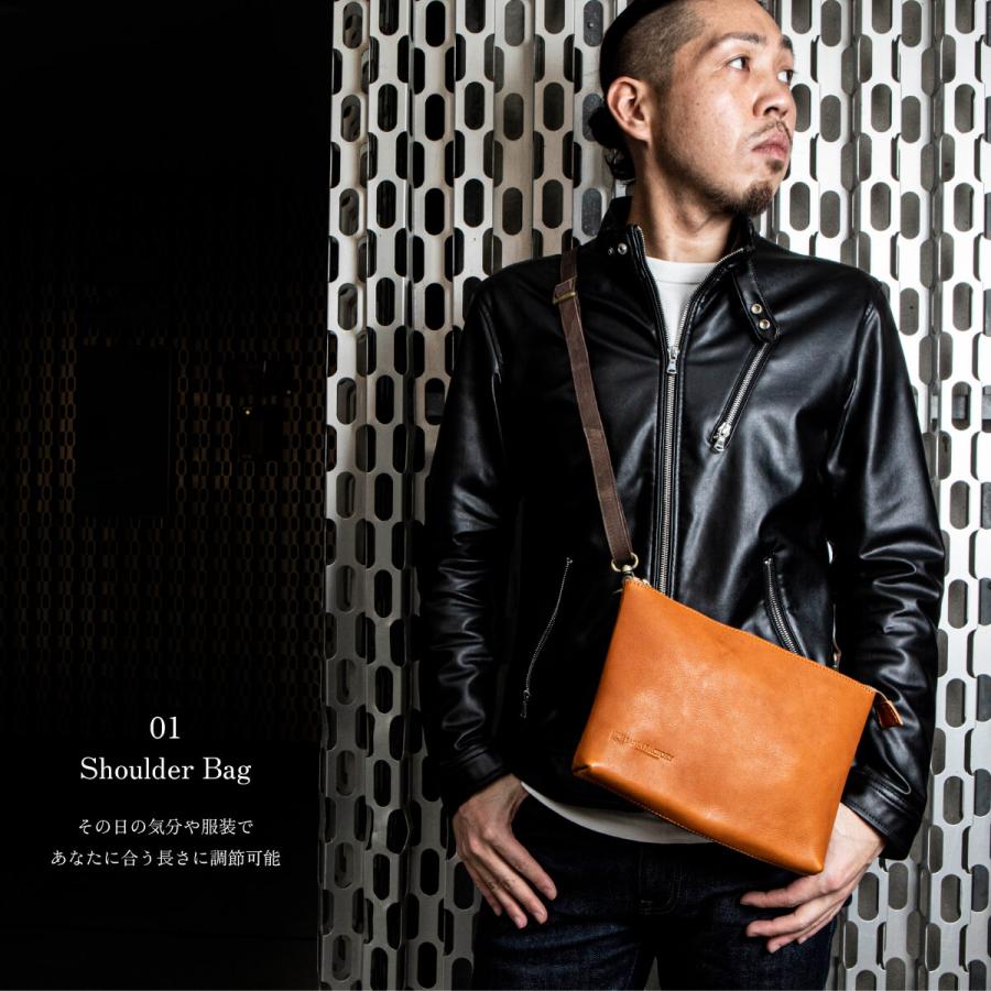 JAPAN FACTORY ショルダーバッグ メンズ レディース 栃木レザー JAPAN FACTORY ショルダーバッグ メンズ レディース 栃木レザー