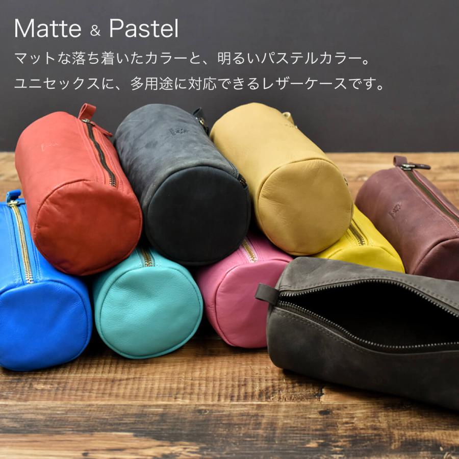 Hallelujah（ハレルヤ） ビッグペンケース 本革 ポーチ 筆箱 化粧