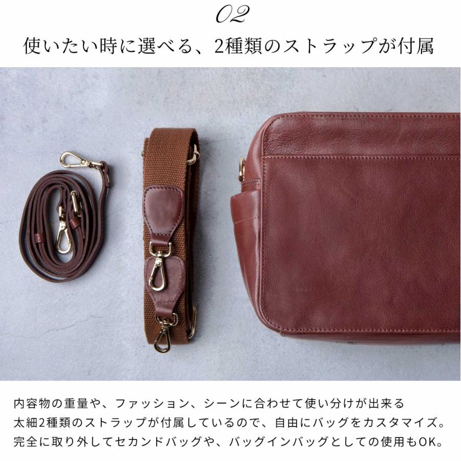 極美品　Hallelujah TIDY BOX Volta ショルダーバッグ Hallelujah ショルダー バッグ ボディバッグ イタリアンレザー