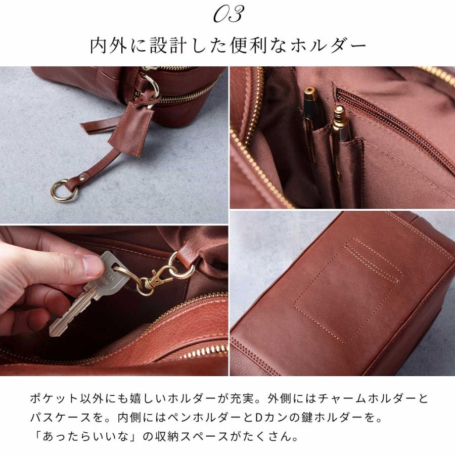 Hallelujah ショルダー バッグ ボディバッグ イタリアンレザー