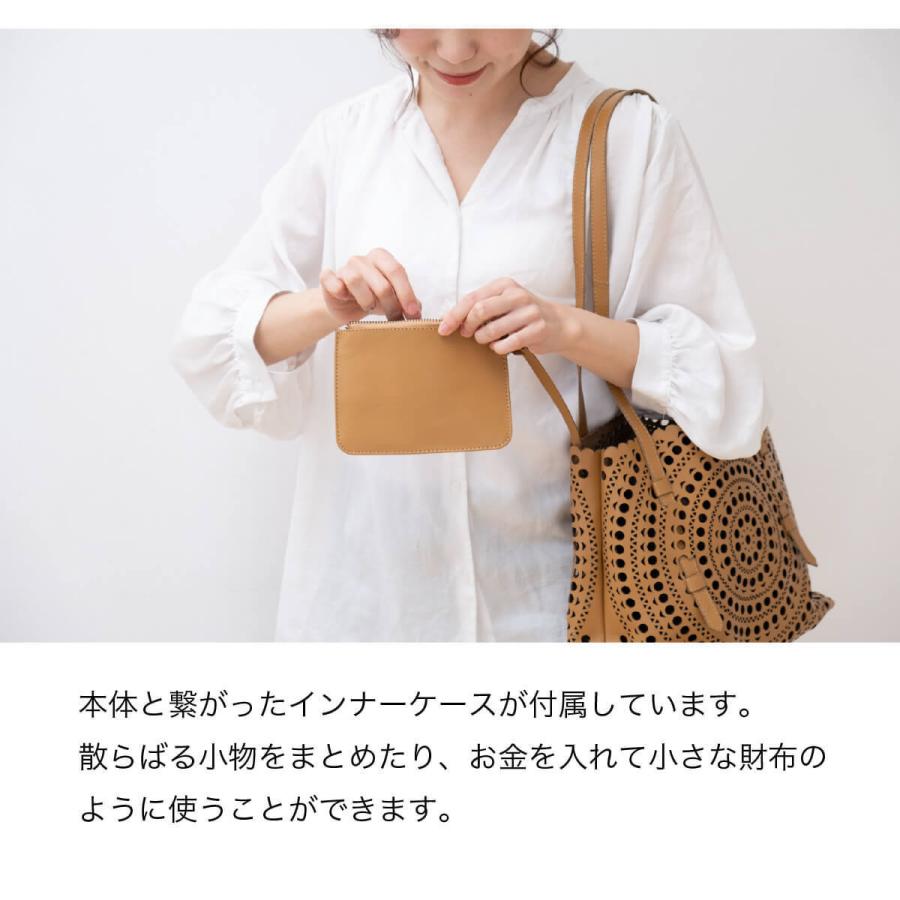 Hallelujah トートバッグ レディース 本革 パンチング 総柄 抜き Hallelujah トートバッグ レディース 本革 パンチング 総柄 抜き