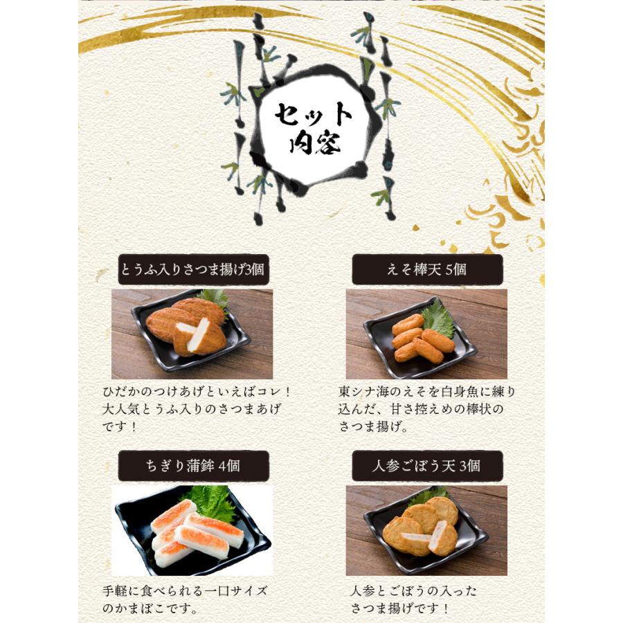 鹿児島 ひだかつけあげ 御詰合せ HS-225 / 送料無料 練り物 串木野