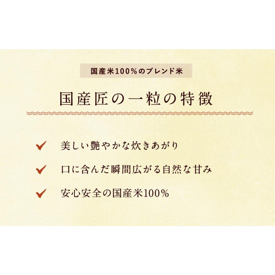 無洗米 国産匠の一粒 20kg(5kg&times;4袋)送料無料 複数年産米 お米 米 (北海道別途送料/沖縄・離島対応不可)(配達日・時間指定は不可)
