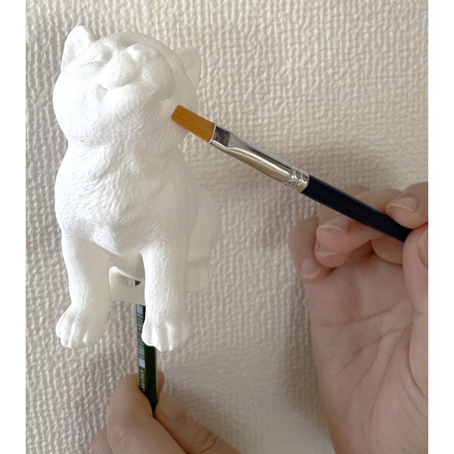 「立体ぬりぬり」犬 柴犬 動物シリーズ 世界に1つ 自分だけ フィギュア 置物 立体ぬりえ |  | 02