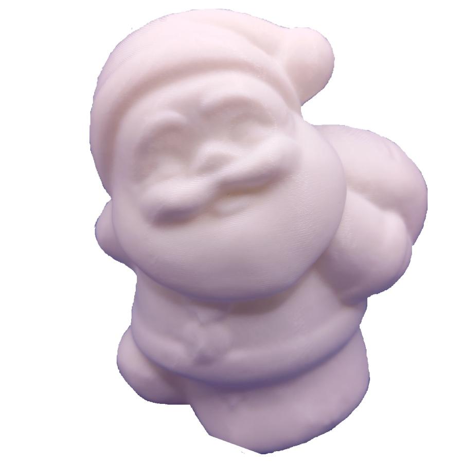 「立体ぬりぬり」サンタクロース 自由に 世界に1つ 自分だけの フィギュア 置物　立体ぬりえ |  | 01