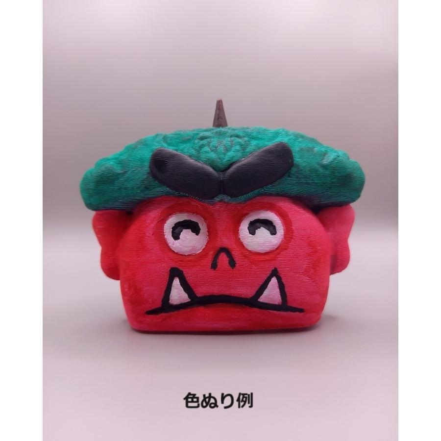 「立体ぬりぬり」節分・鬼 自由に 世界に1つ 自分だけの フィギュア 置物　立体ぬりえ |  | 01