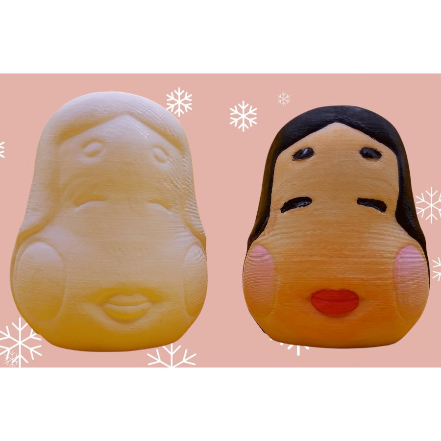 「立体ぬりぬり」節分・福  自由に 世界に1つ 自分だけの フィギュア 置物　立体ぬりえ |  | 02