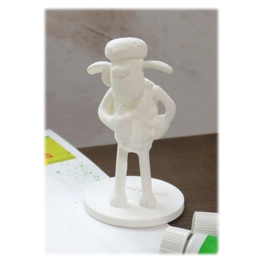 りったいぬりえ ひつじのショーン ShauntheSheep 真っ白なひつじのショーンを自由に色ぬり ぬりえ 手作り キャラクター フィギュア | 