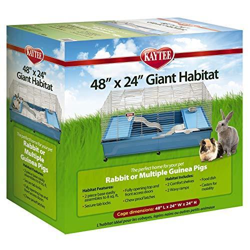 特別価格Kaytee MFH Deluxe Rabbit Home Giant 2 Piece Base Single Pack Cage 48" x 24"好評販売中｜halpi-halpi｜02