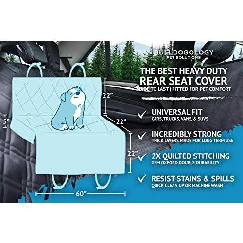 特別価格Bulldogology Premium Dog Car Seat Covers - Pet Cover Bench and Hammock-Styl好評販売中｜halpi-halpi｜07