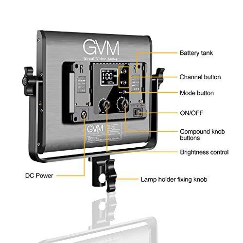 GVM RGB LED Video Light with Lighting Kits, 680RS 50W Led Panel Light with ー厳選輸入品｜halpi-halpi｜05