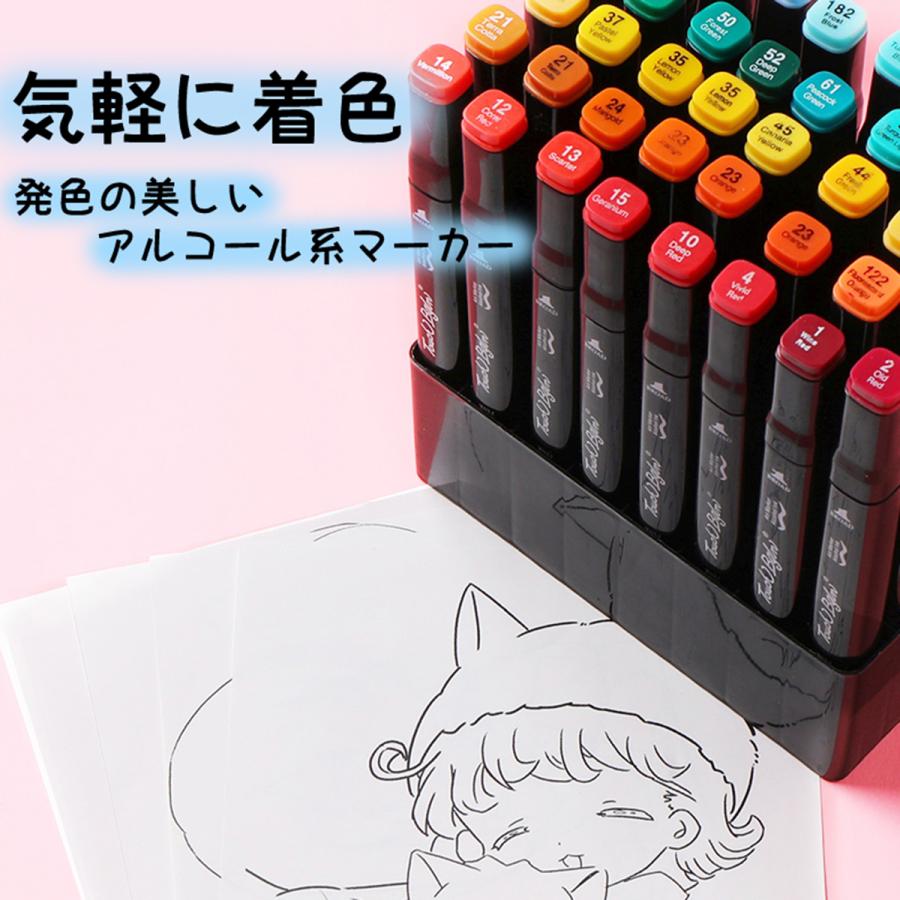 マーカーペン 48色セット 防水バッグ 誕生日プレゼント マーカーペン セット 贈り物 お祝い イラストマーカー カラーペン イラストペン コピック Kmk0048 生活雑貨h A L 通販 Yahoo ショッピング