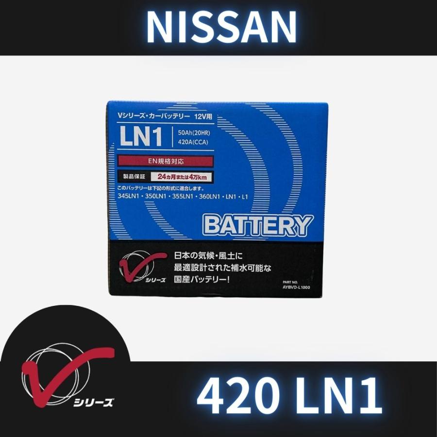 日産（NISSAN） EN規格バッテリー LN1 Vシリーズ AYBVD-L1000 国産車