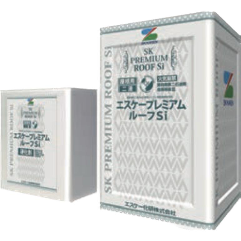 エスケープレミアムルーフSi 艶消し 淡彩色・標準色 16kgセット : Halu