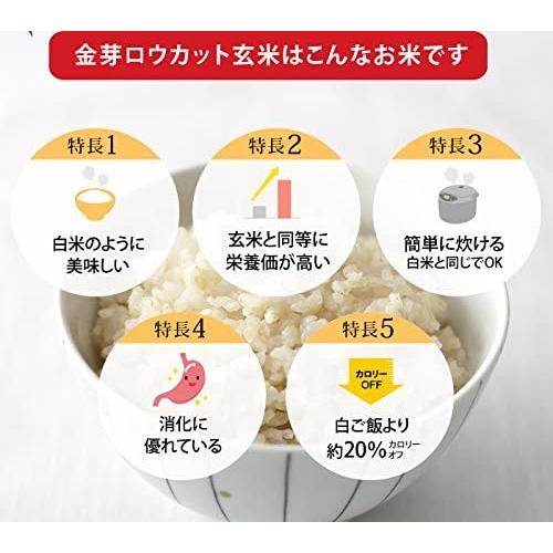 東洋ライス 金芽ロウカット玄米 無洗米 2kg 白米感覚で食べる玄米 送料