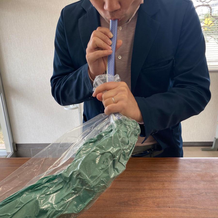 おさかなパックン グリーンパーチ 半切 100枚 真空ホース ポリ袋 セット販売 鮭袋 熟成 仕立て 津本式 血抜き 耐水紙 魚 ナイロン100枚 【セット販売】 |  | 04