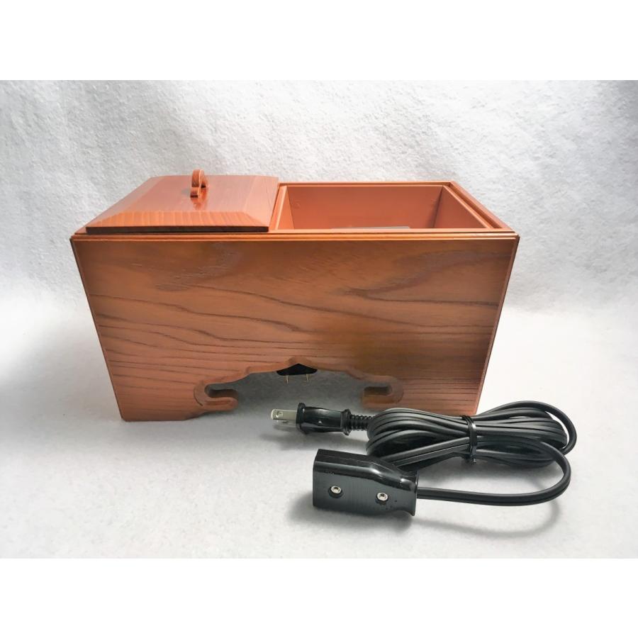 電気式 木製(栓) 角香炉 8寸(幅約24cm)焼香用 電気 電気式 木製(栓) 角香炉 8寸(幅約24cm)焼香用 電気
