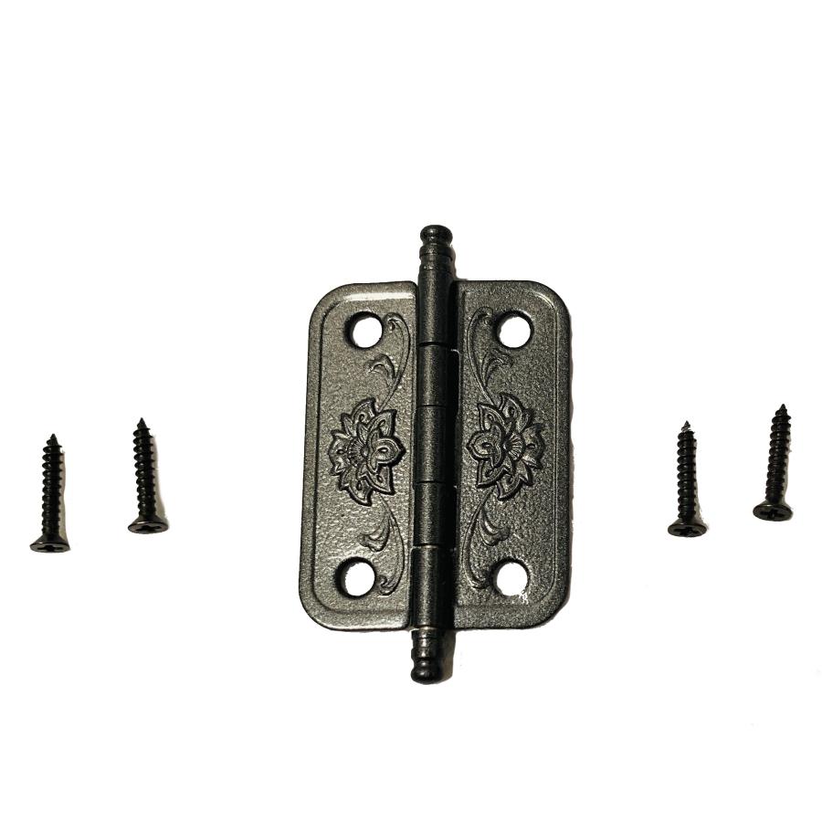 仏壇用 丁番 38mm 黒 蝶番 金具 ちょうつがい ヒンジ 扉 : 浜田