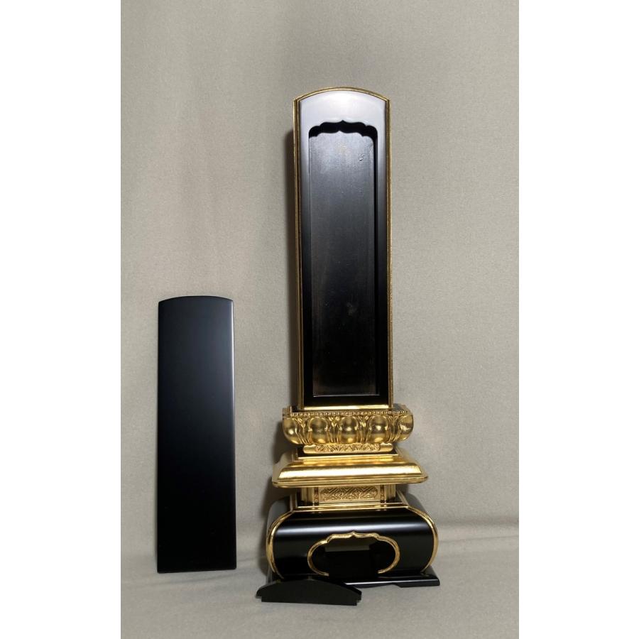位牌 面金 戒名紙入（法名紙入れ）櫛型 1尺 寺院用仏具 : 浜田商店