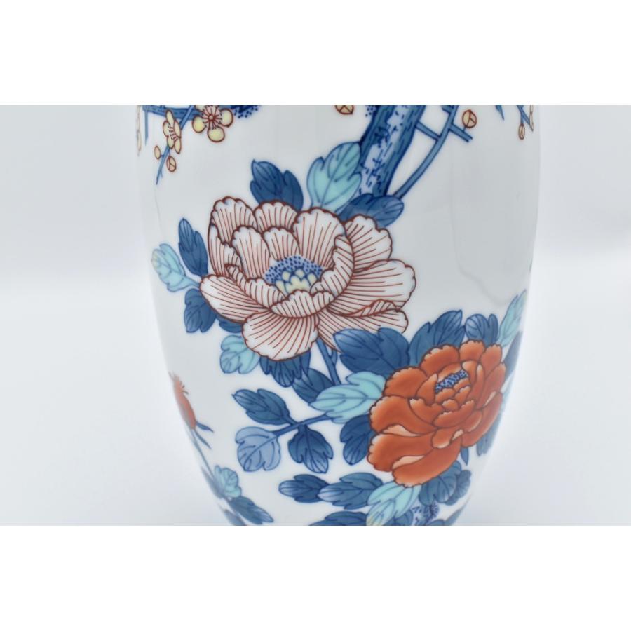 有田焼 花瓶 鍋島梅牡丹花瓶 item no.1f070 : ハマダヤ食器店 有田焼 花瓶 鍋島梅牡丹花瓶 item no.1f070 : ハマダヤ食器店