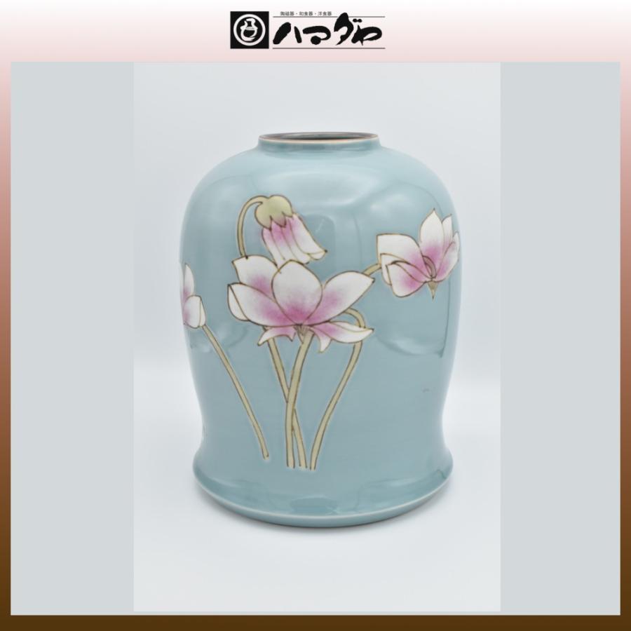 種類豊富な品揃え 九谷焼 花瓶 no.1f146 item シクラメン8号花瓶 8号 花瓶、花器