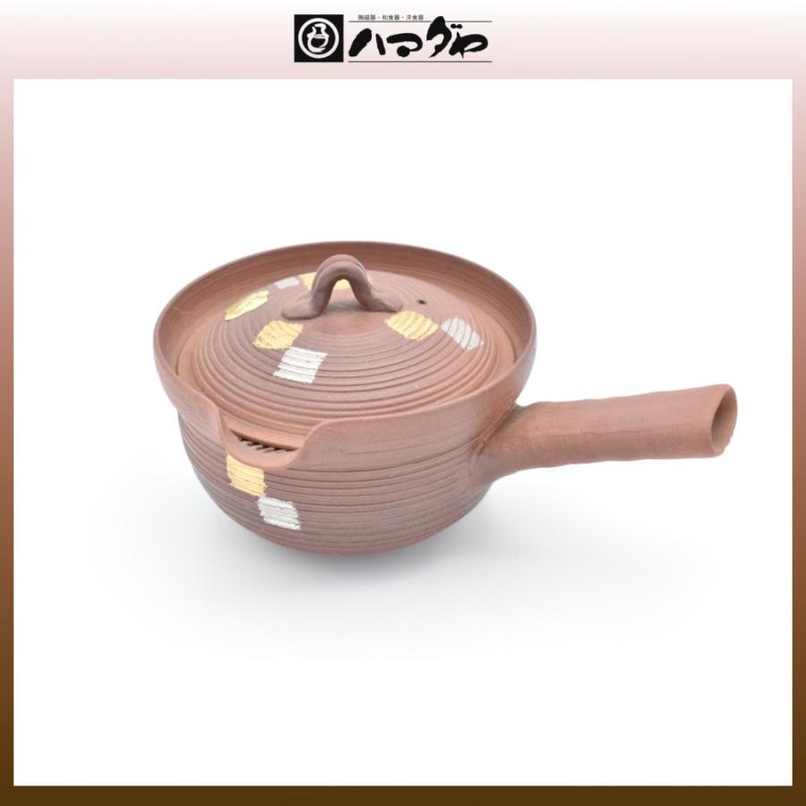清水焼 急須 金銀箔 item no.1f258