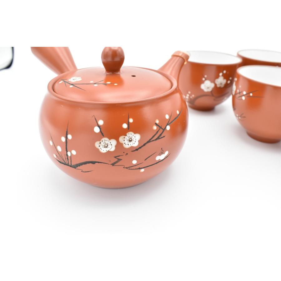 常滑焼「朱泥」茶器セット ヴィンテージ常滑焼茶器セット：朱泥赤土