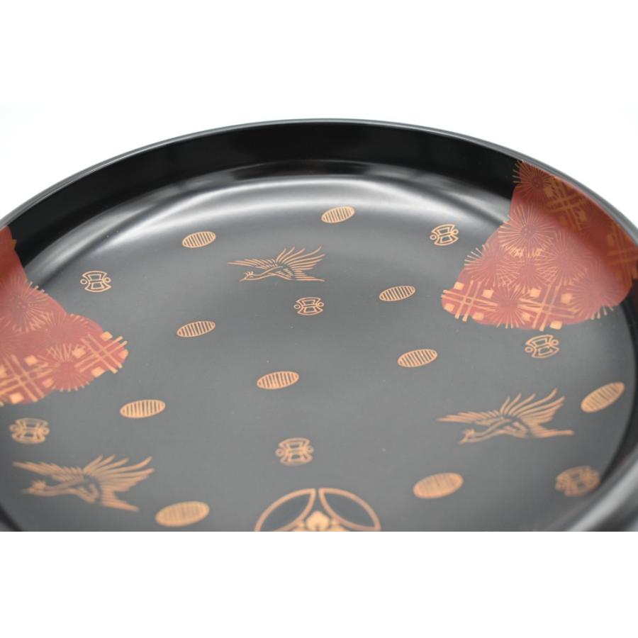 会津塗　錦絵木粉塗黒鉢8.0　現品限り item no.1f611 |  | 01