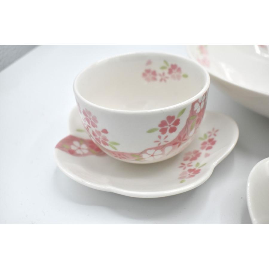 ちぎり友禅 茶器セット 来客揃え 5組 item no.1f729 : ハマダヤ食器店