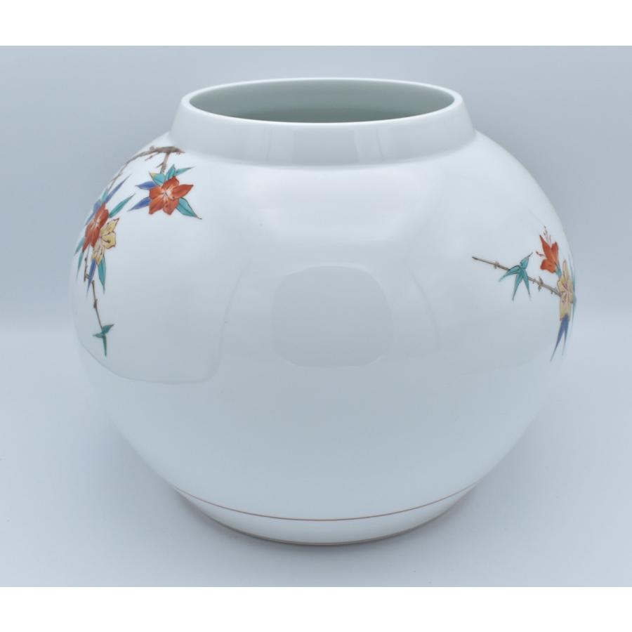 有田焼 花瓶 奥川俊右ェ門作 錦つつじ花生 item no.2f446 有田焼 花瓶 奥川俊右ェ門作 錦つつじ花生 item no.2f446