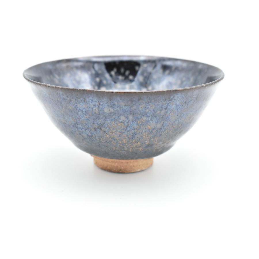 清水焼 ぐい呑み 木村盛康作 窯変天目ぐい呑 item no.2f468 : ハマダヤ