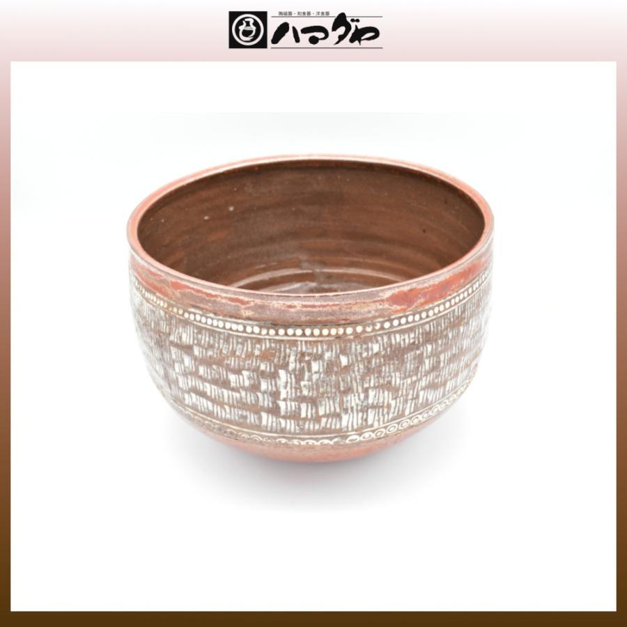 小糸焼 鉢 赤流し お菓子鉢 item no.2f501 鉢、ボウル-食器