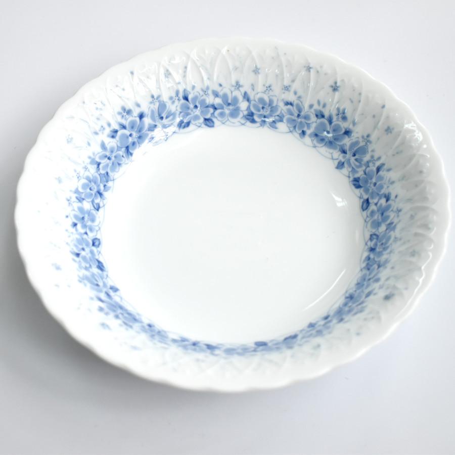 HOYA CHINA ブルー花園19cmクープ皿 シンプル 単品 食卓 業務 item no