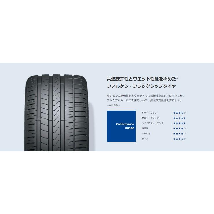 サマータイヤ　ＦＡＬＫＥＮ　ＡＺＥＮＩＳ　ＦＫ５１０　ファルケン　アゼニス　エフケーゴーイチゼロ　２７５／３５ＺＲ１８　４本セット｜hamagare-netstore｜02