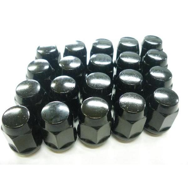 社外ホイール取り付けナット 1台分(20個) 19HEX 黒 袋タイプ トヨタ 日産 三菱 ホンダ マツダ スバル ダイハツ スズキ レクサス |  | 01