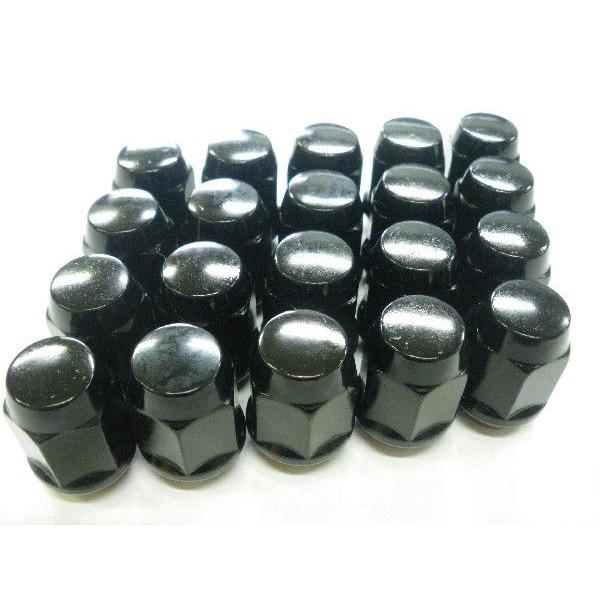 社外ホイール取り付けナット 1台分(24個) 19HEX 黒 袋タイプ トヨタ 日産 三菱 ホンダ マツダ スバル ダイハツ スズキ レクサス |  | 01