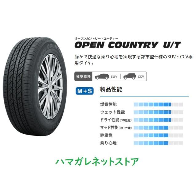 サマータイヤ TOYO TIRES OPEN COUNTRY U/T トーヨー オープン 