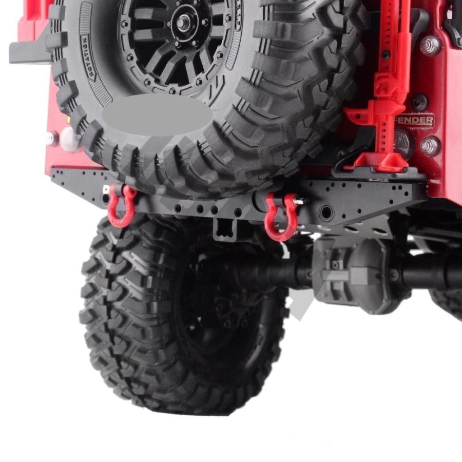 メタルリアバンパー 1 / 10 RCカー Dリング付き TRAXXAS TRX-4 アップグレードパーツ｜hamahamastore