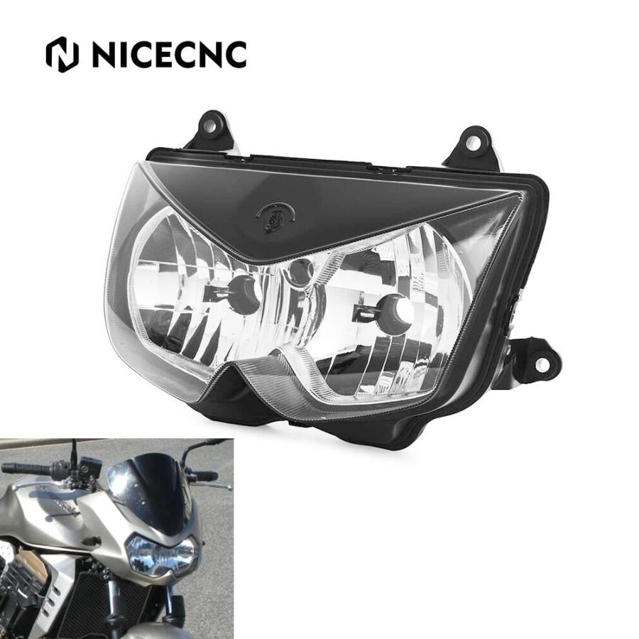 カワサキ Z750 ZR750 2004 2005 2006 Z 750 750R クリアレンズヘッドライト ヘッドライト ヘッドランプ 電球なし