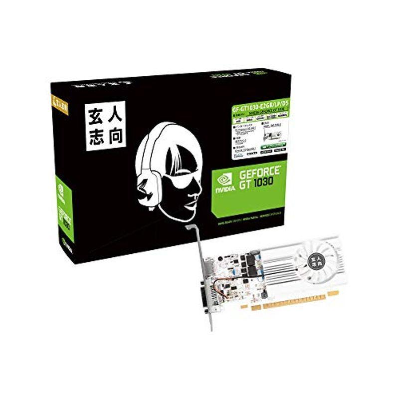 オリジナル  搭載 1030 GT GeForce NVIDIA 玄人志向 グラフィックボード GF-GT1030-E2GB シングルファンモデル 2GB グラフィックボード、ビデオカード