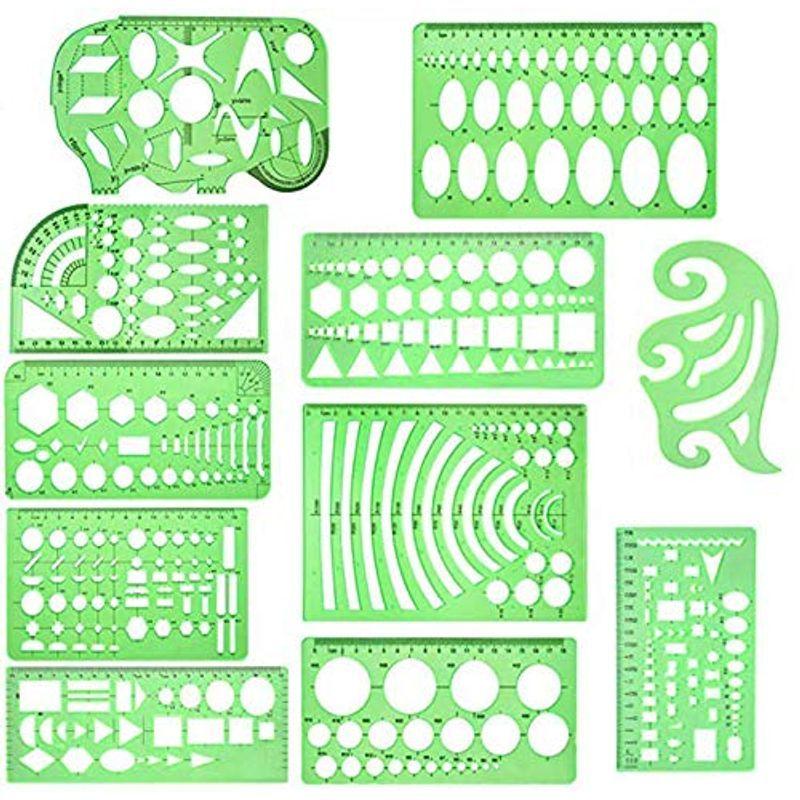 市場 製図用 テンプレート Magenta